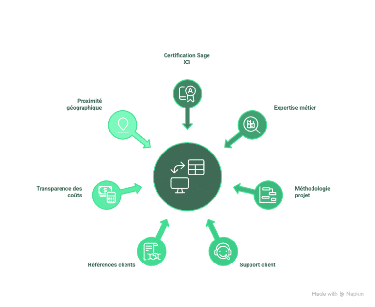 Les critères essentiels pour choisir le bon intégrateur Sage X3