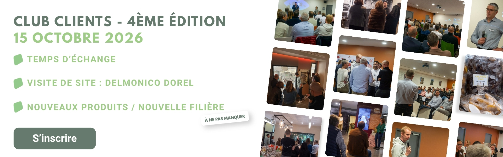Bannière club clients - 15 octobre 2026